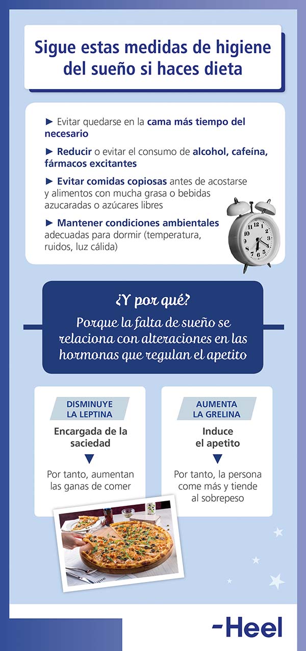 Higiene del sueño saludable, tu aliado para la dieta: higiene del sueno recomendaciones heelespana - HeelEspaña
