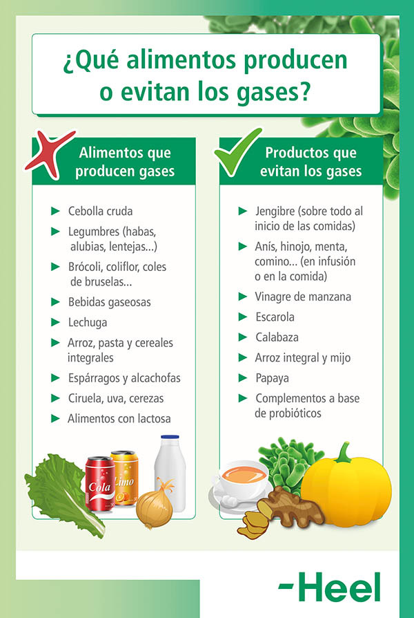 ¿Cómo aliviar los gases estomacales?: gases estomacales heelespana - HeelEspaña