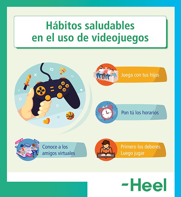 ¿Cuál es el impacto de los videojuegos en la salud?: habitos saludables uso videojuegos - HeelEspaña