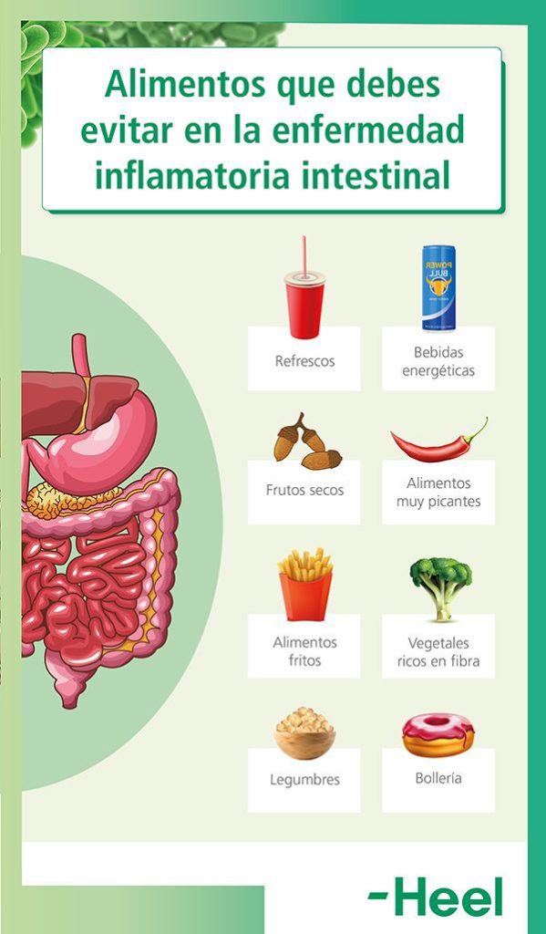 Los alimentos más eficaces contra la inflamación intestinal: inflamacion intestinal 599x1024 - HeelEspaña
