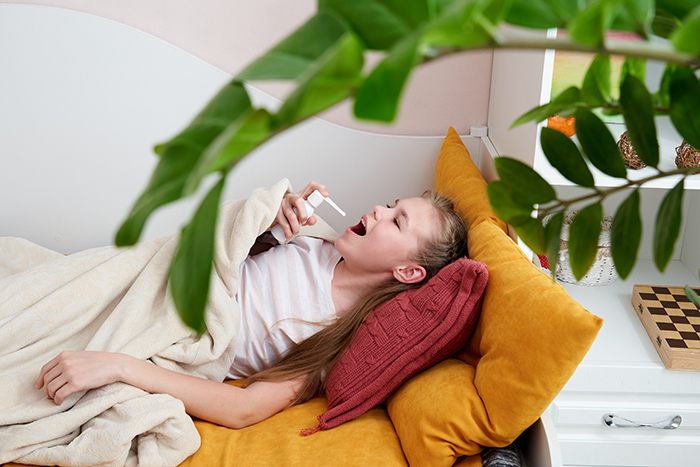 Spray para el dolor de garganta | Antiinflamatorio natural: mejor spray dolor garganta - HeelEspaña