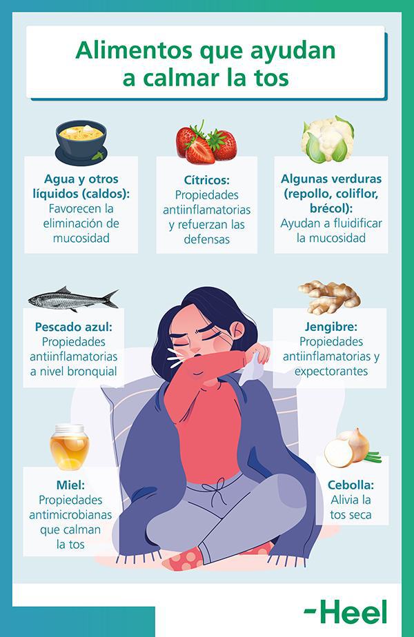 Cómo calmar la tos seca por la noche: calmar tos seca alimentos - HeelEspaña