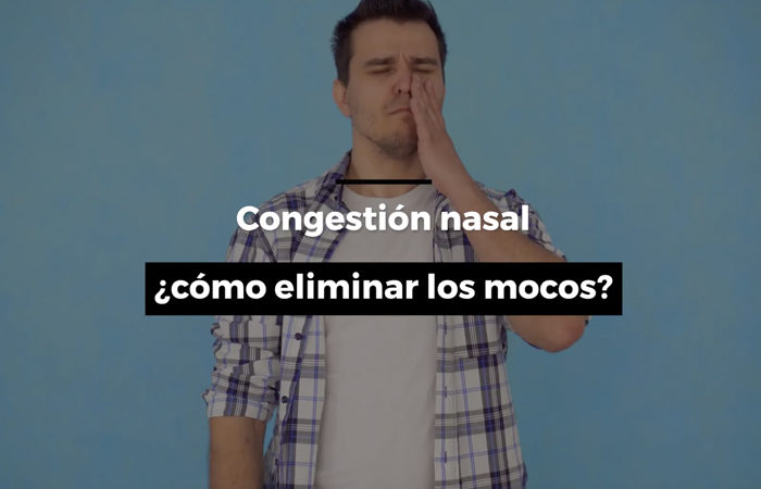 Congestión nasal, ¿cómo eliminar los mocos?: congestion nasal eliminar mocos 700x450 - HeelEspaña