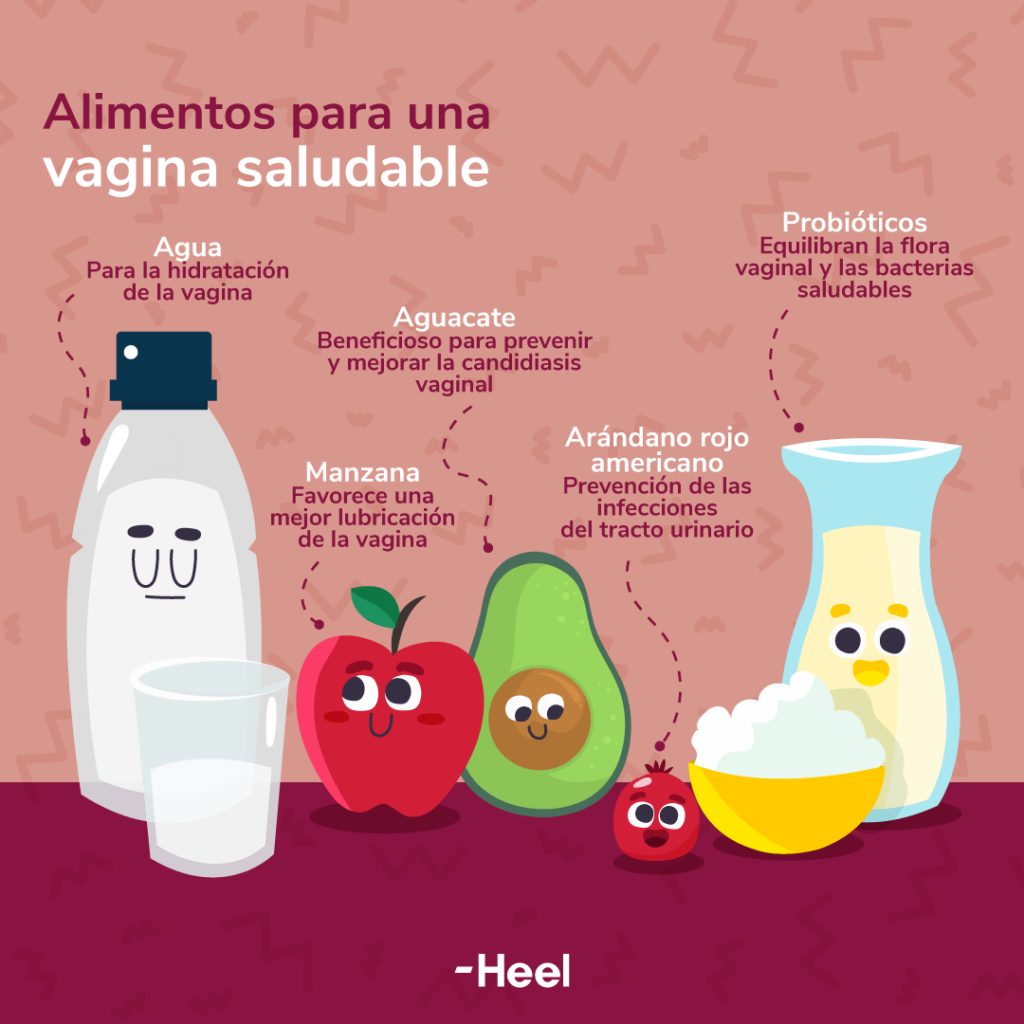 ¿Cómo recuperar la flora vaginal?: alimentos vagina saludable 1024x1024 - HeelEspaña