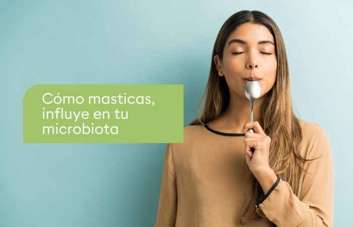 Masticar está relacionado con nuestra microbiota