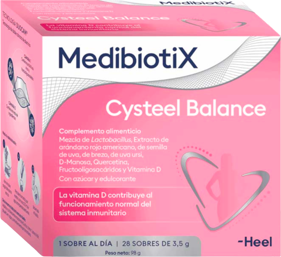 Copa menstrual y cistitis, ¿existe relación?: Producto Cysteel Balance - HeelEspaña