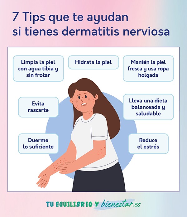 Dermatitis nerviosa: qué es y cómo tratarla: 7 tips ayudan dermatitis nerviosa - HeelEspaña